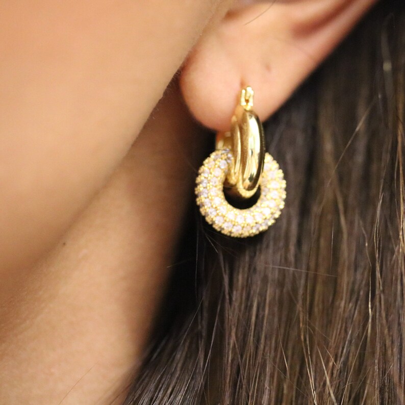 Earrings Gold Hoop Earrings Hypoallergenic Earrings Etsy