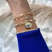Gold bracelet | Stack bracelet | gold chain bracelet | protection bracelet | gold bracelet for women | gold bracelet set | evil eye bracelet 