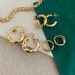gold chunky hoop earring made of gold filled hypoallergenic / gold hoop earrings / croissant hoops / thick hoop earrings / small hoops 