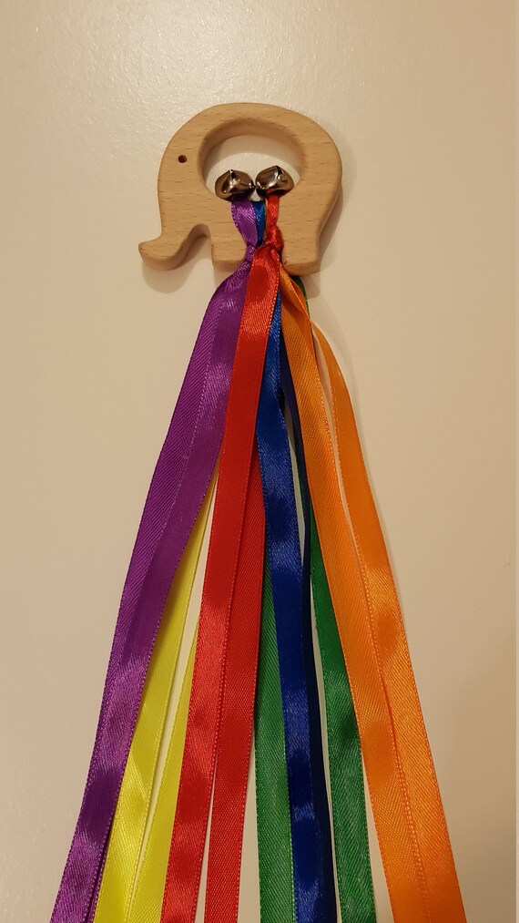 baby sensory ribbon toy