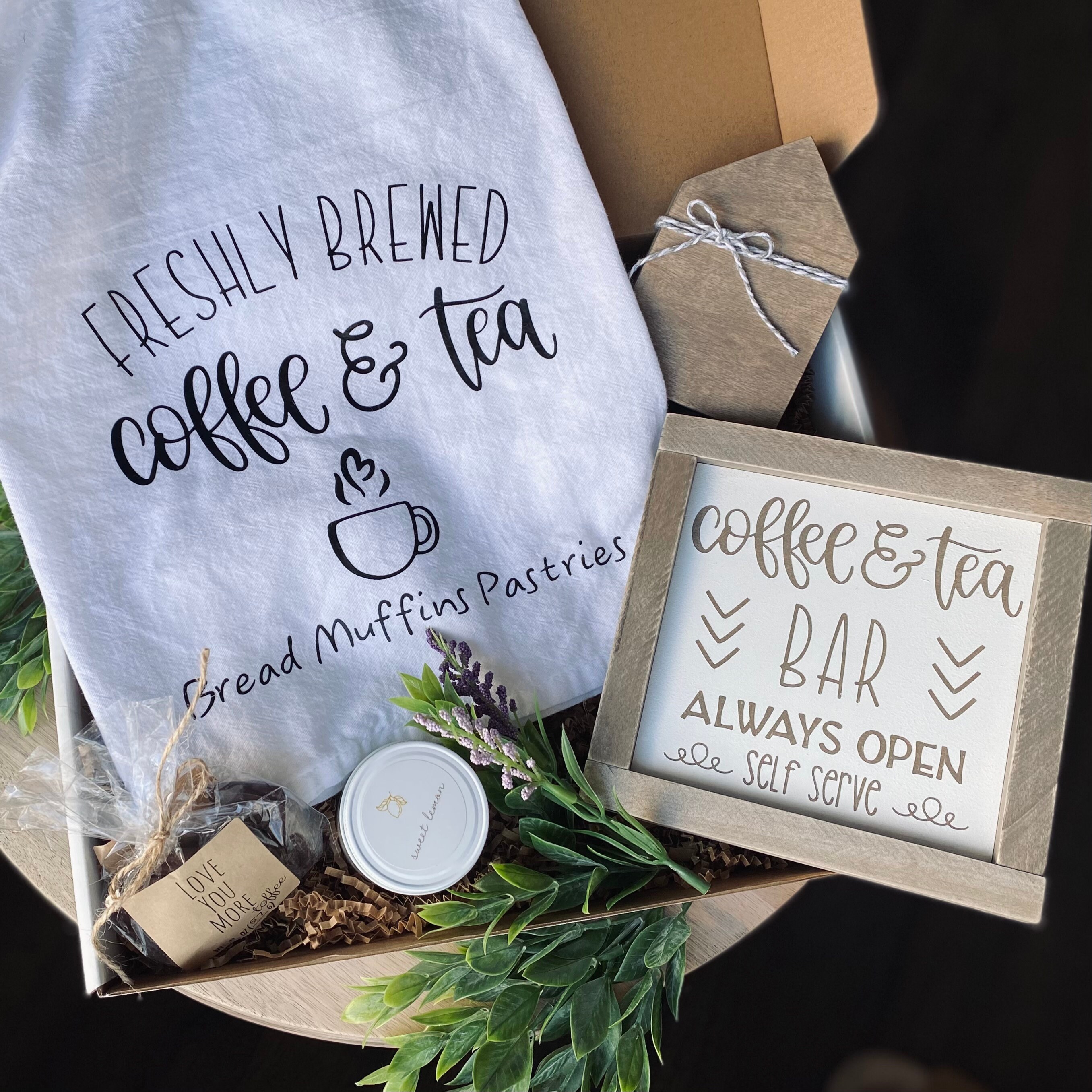 Coffee & Tea Gift Box Etsy