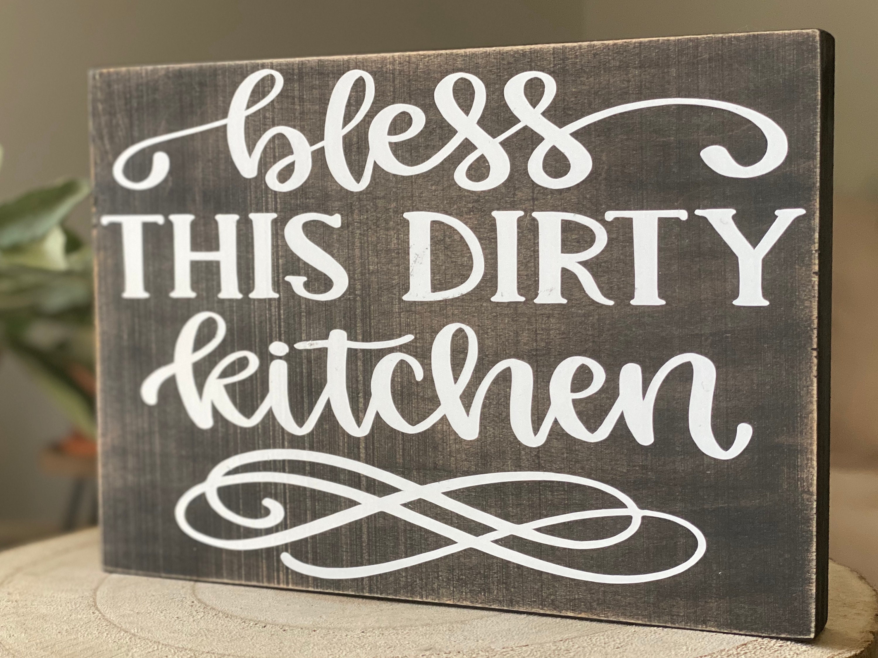 Kitchen Wood Signs Etsy