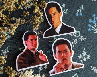 Twin Peaks Magnetic Needle Minder / Keeper - Para punto de cruz y bordado - Dale Cooper, David Lynch, Agent Coop, Cult Classic