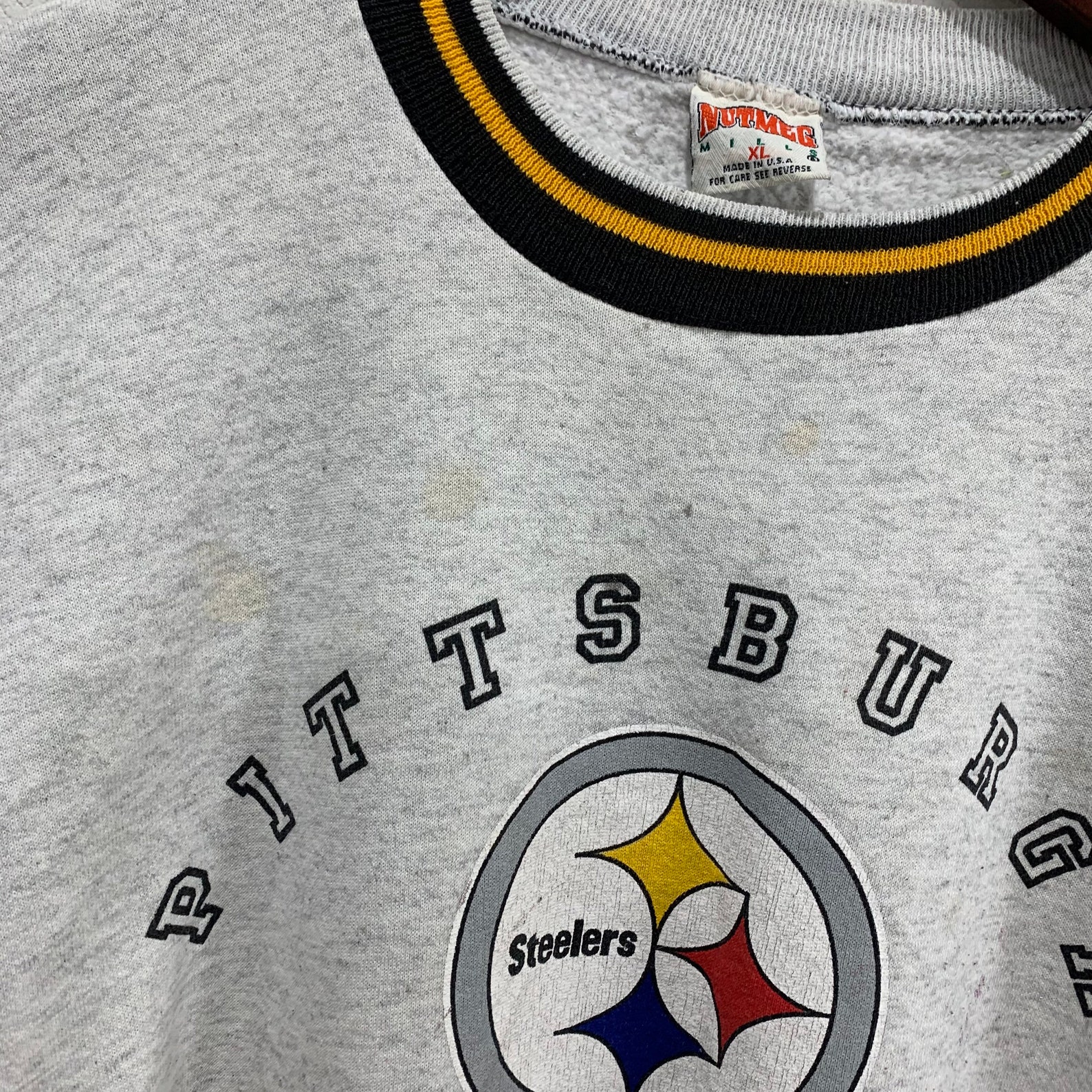 Vintage Pittsburgh Steelers NFL Crewneck / Big Graphic Print / | Etsy