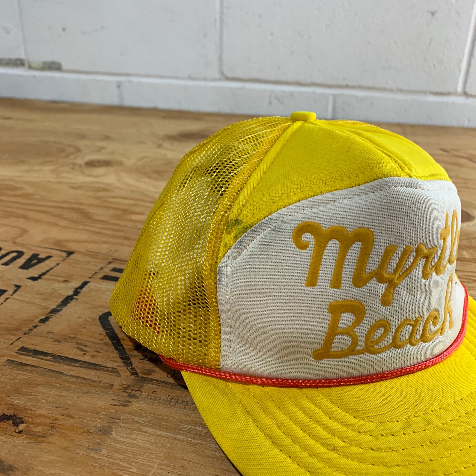 Vintage Myrtle Beach Hat / Fitted Snapback Trucker Cap / Etsy