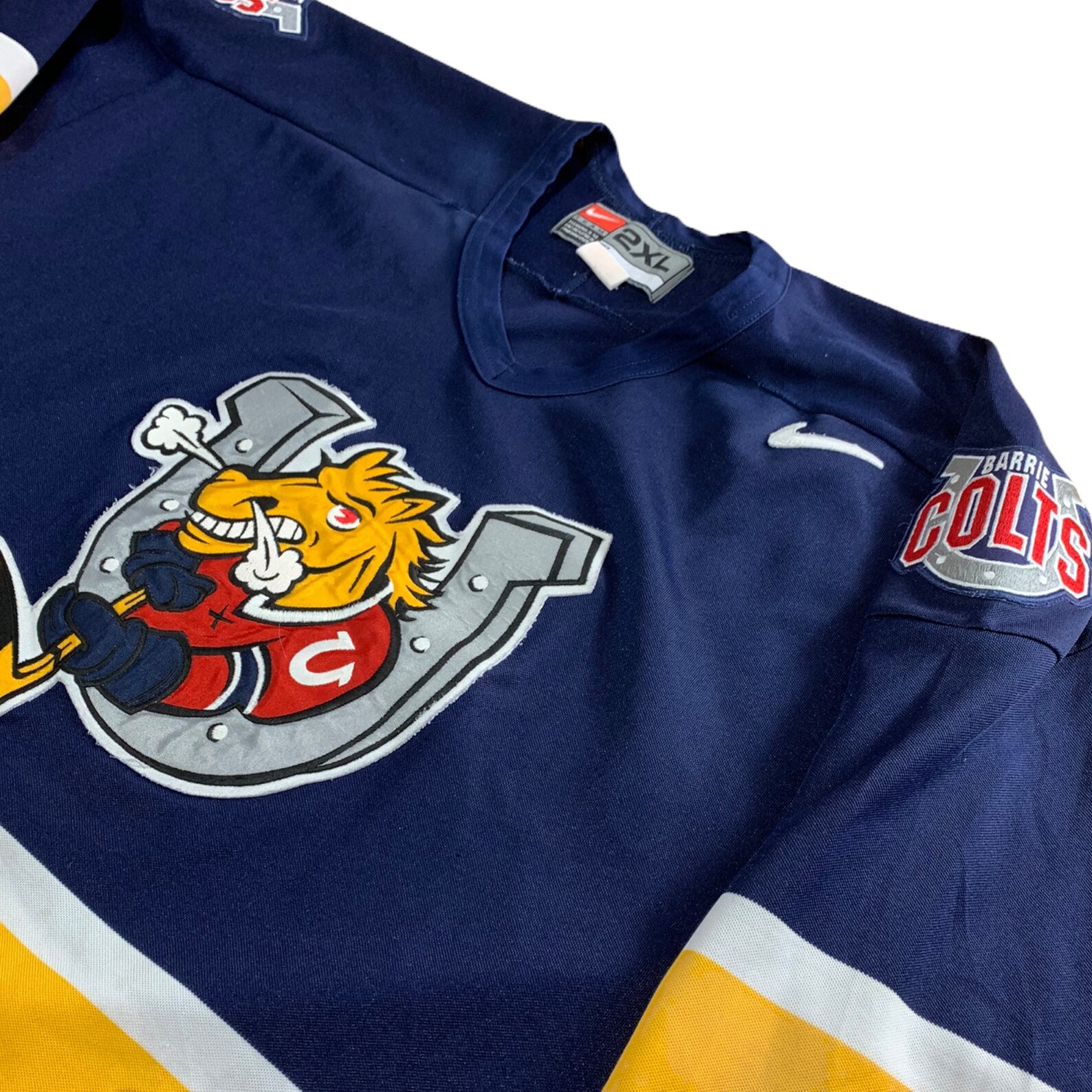 Vintage Nike X Barrie Colts OHL Jersey / Professional Athlete Etsy