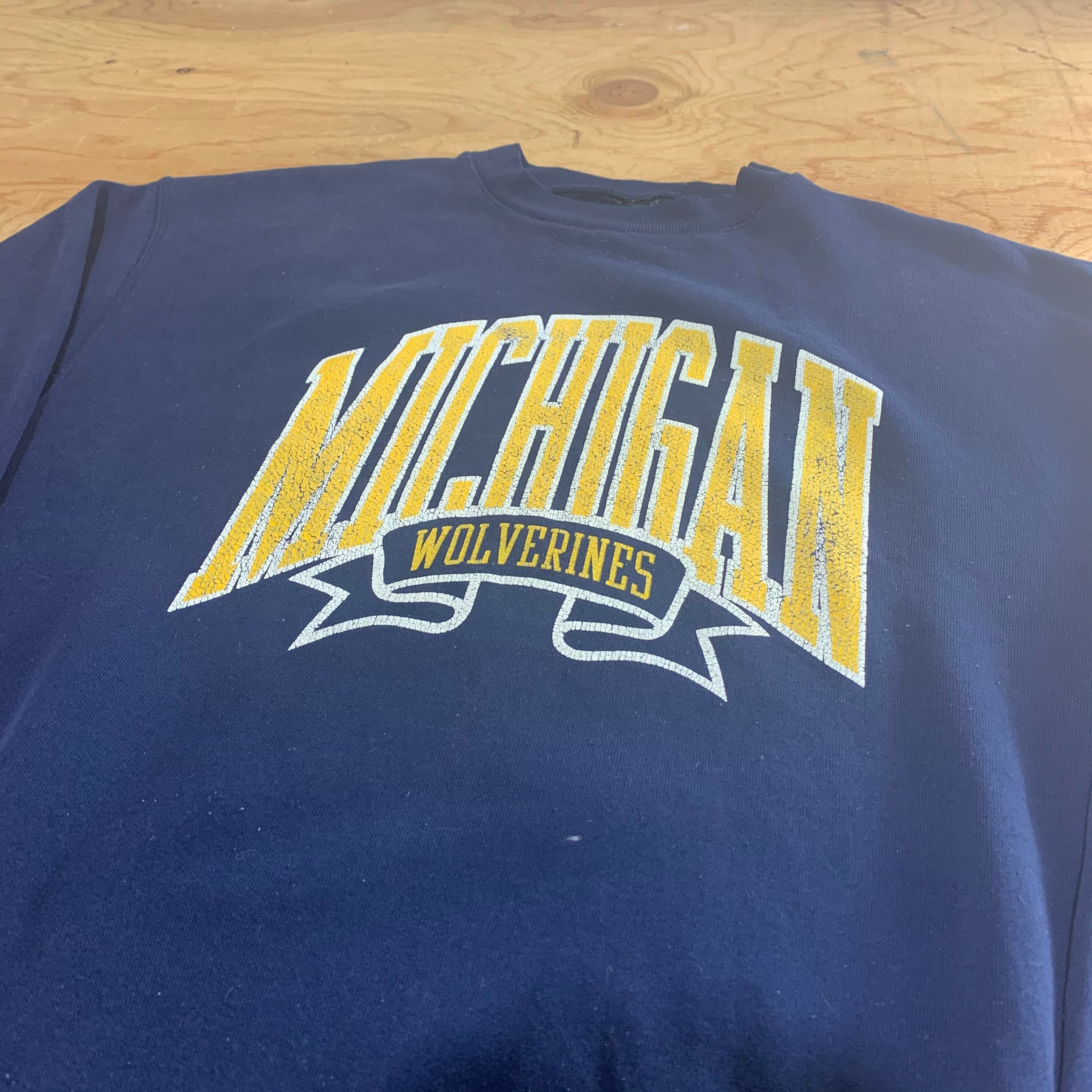 Vintage Michigan Wolverines University Sweatshirt / Varsity | Etsy