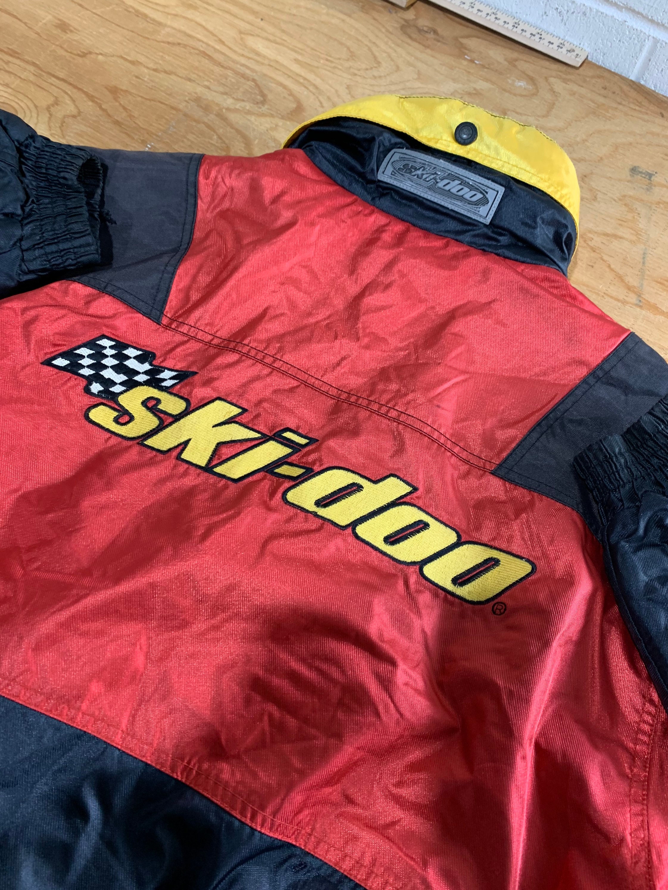 Vintage Ski Doo Racing Jacket / Full Zip Button Up Outerwear / Etsy