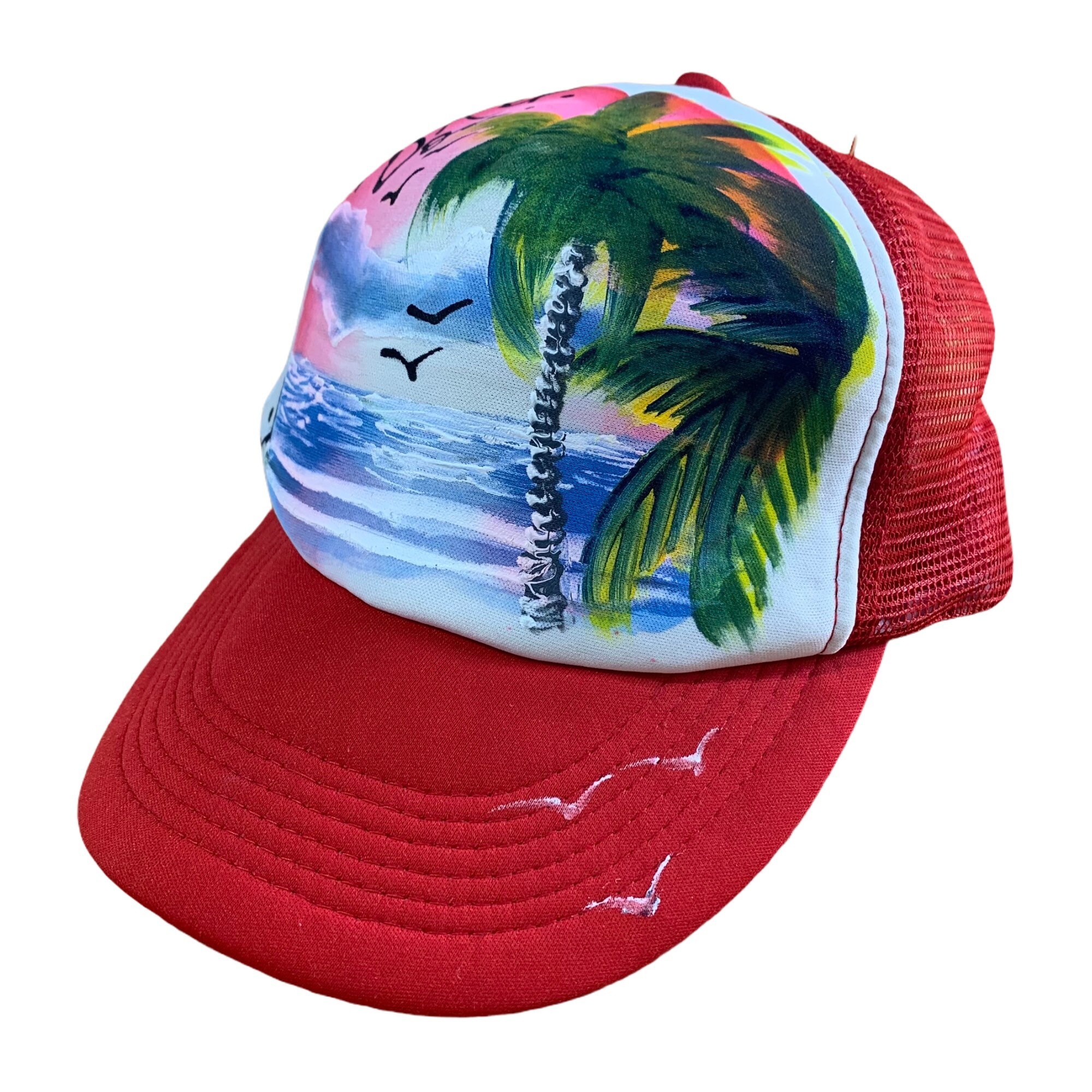 Vintage Hawaiian Style Hat / Fitted Snapback Cap / Men's Etsy