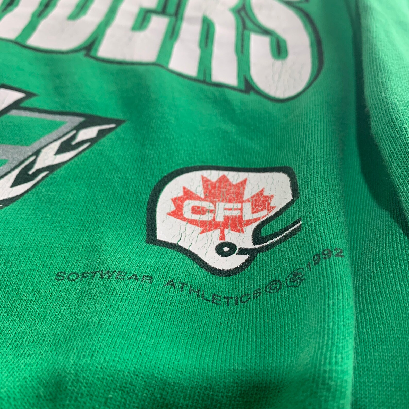 Vintage 1992 Saskatchewan Roughriders CFL Graphic Sweatshirt / | Etsy