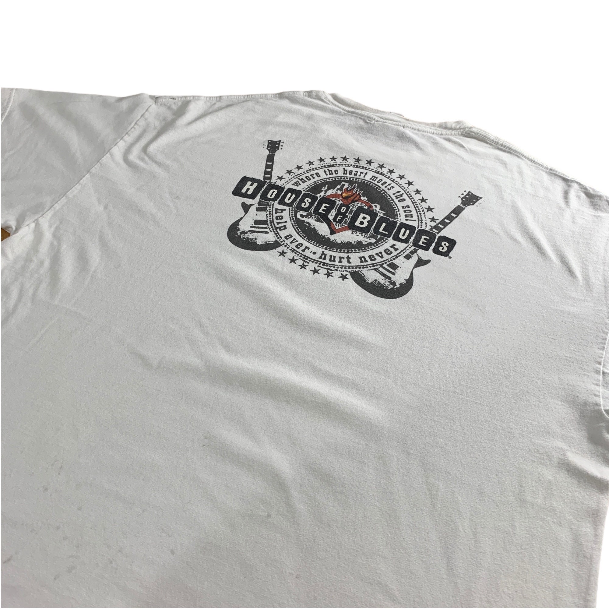 Vintage House Of Blues Las Vegas TShirt / Music Instrument Etsy