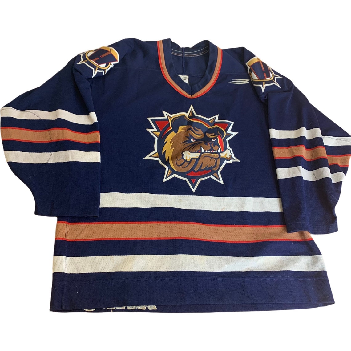 Vintage AHL Hamilton Bulldogs Jersey / Retro Bauer Pro Sports Etsy