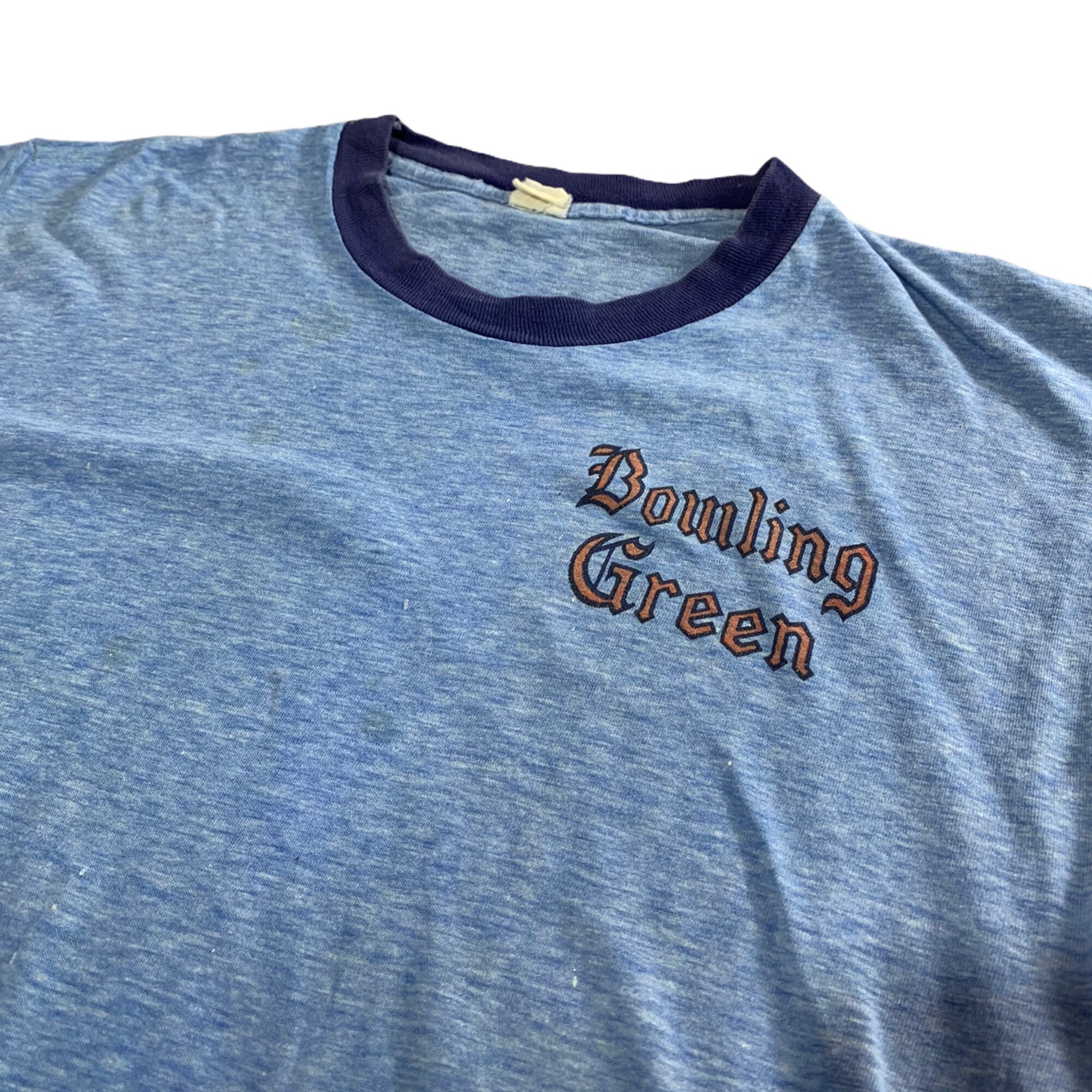 Vintage 90er Bowling Green Collegiate TShirt / Minimal Spell Etsy