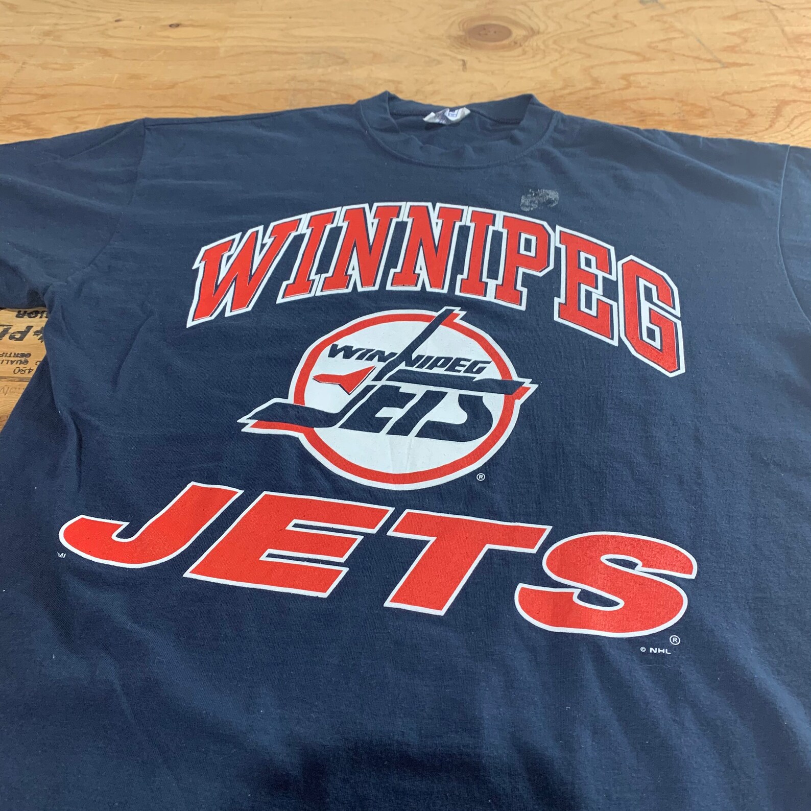 Vintage 90s Winnipeg Jets Sportswear Graphic T-Shirt / | Etsy