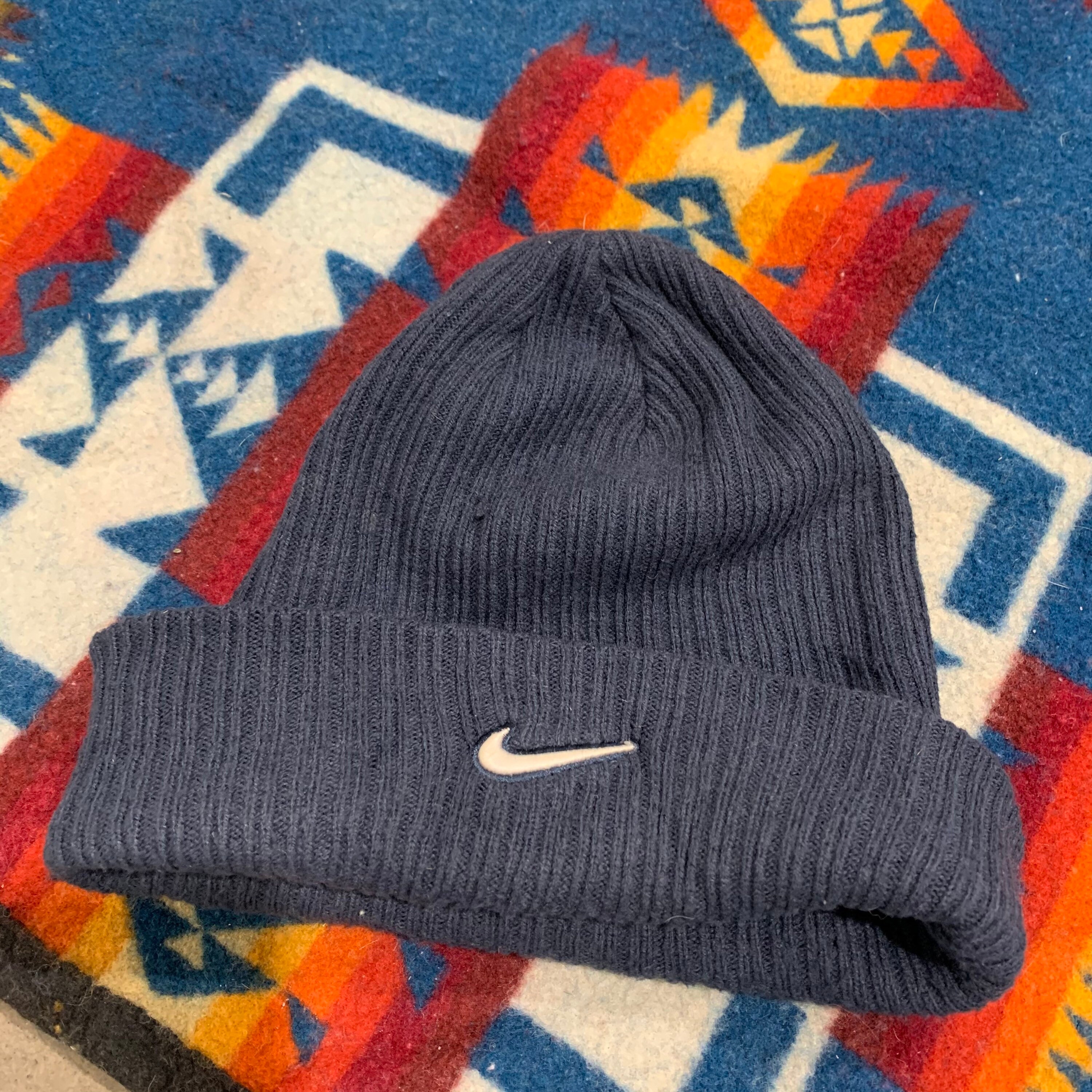 Vintage White Tag 90s Nike Beanie/ Vintage Nike Swoosh Skull | Etsy