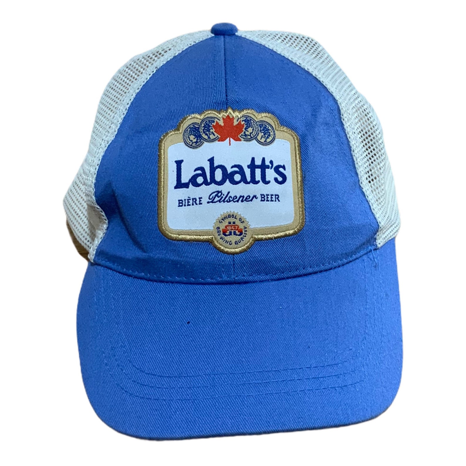 Vintage Blue Labatts Snapback Fitted hat / Streetwear Fashion | Etsy