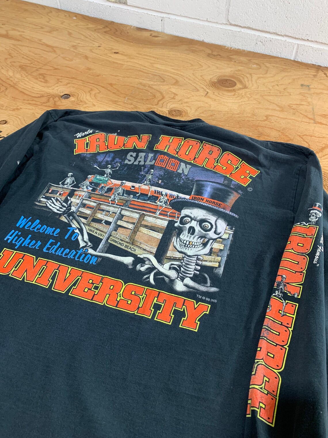 Vintage 1998 Iron Horse Saloon Long Sleeve TShirt /Higher Etsy