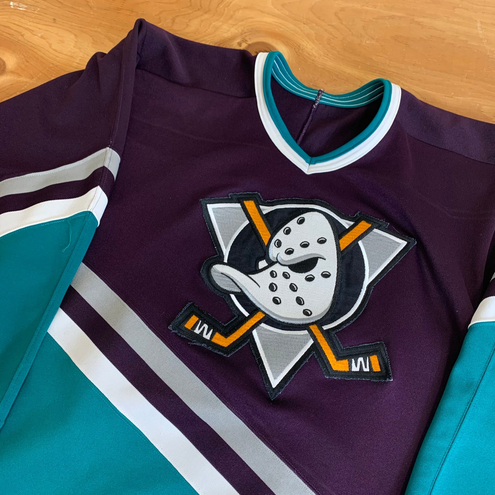 Vintage Anaheim Ducks NHL Jersey / Retro Style Mighty Ducks Etsy