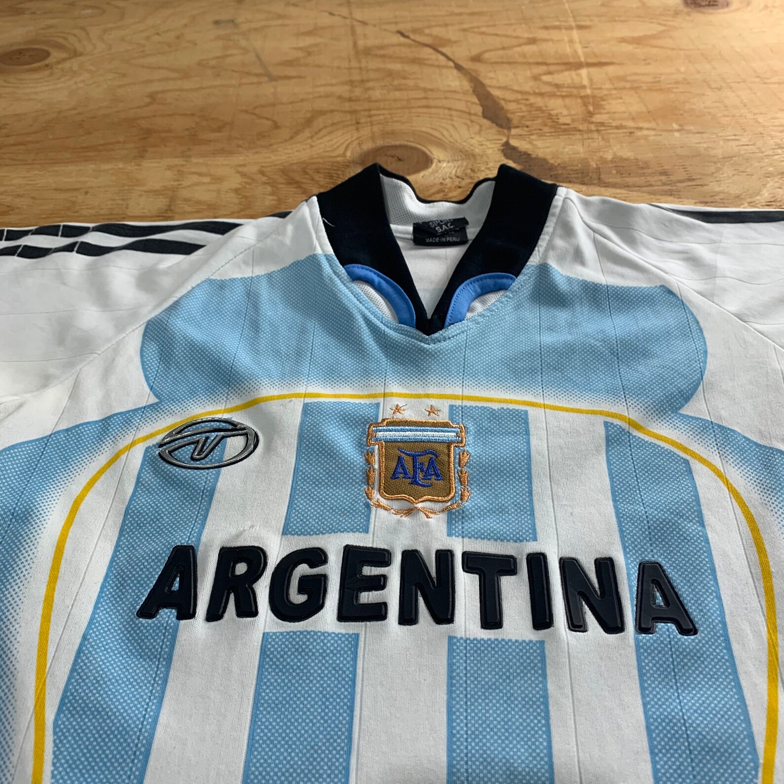 Vintage Style Argentina Soccer Sportswear Jersey / Etsy