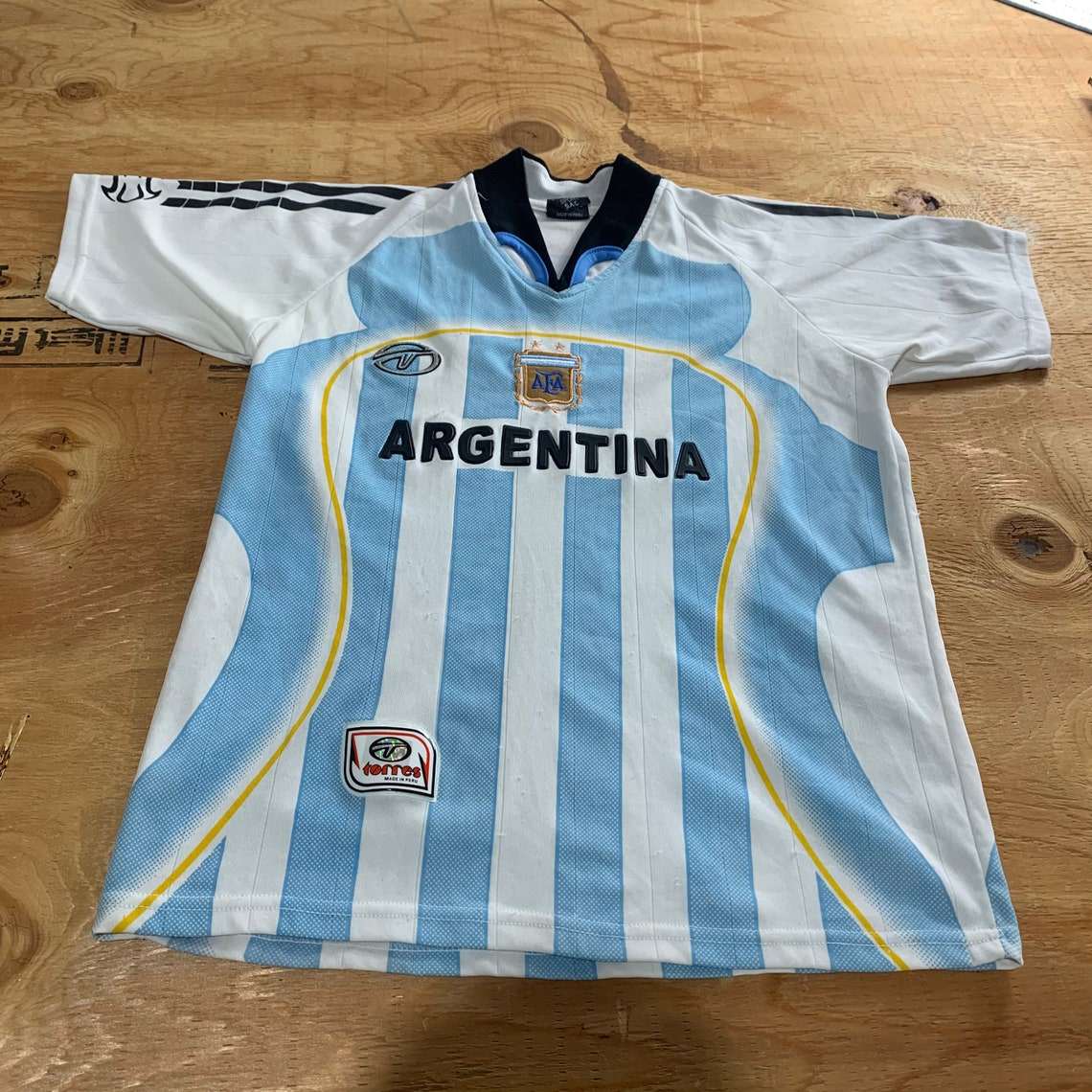 Vintage Style Argentina Soccer Sportswear Jersey / Etsy