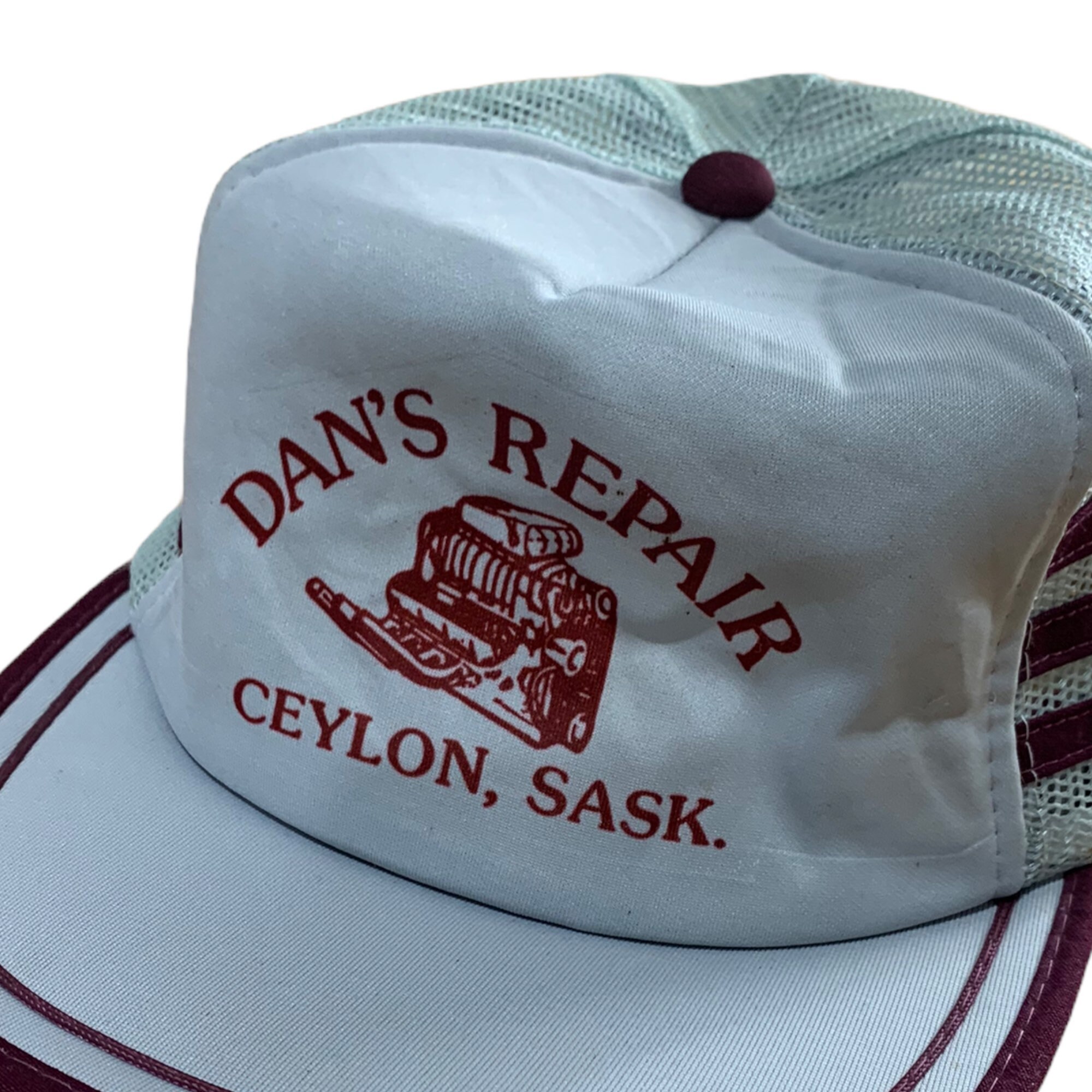 Vintage Dans Repair Mechanics Truckers Hat / Fitted Snapback | Etsy