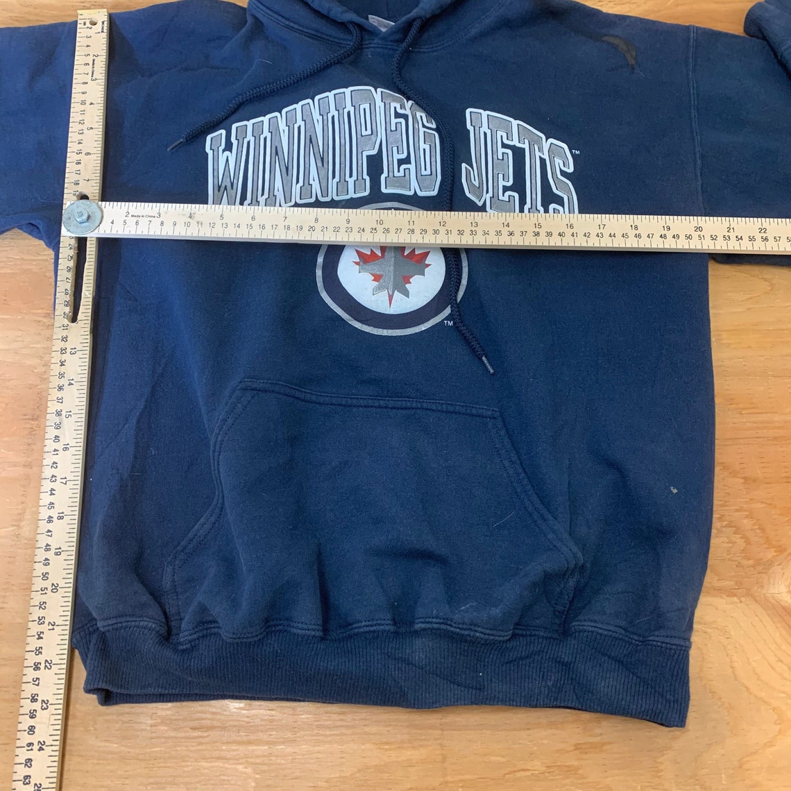 Vintage Winnipeg Jets NHL Pullover Hoodie / Retro Style Etsy