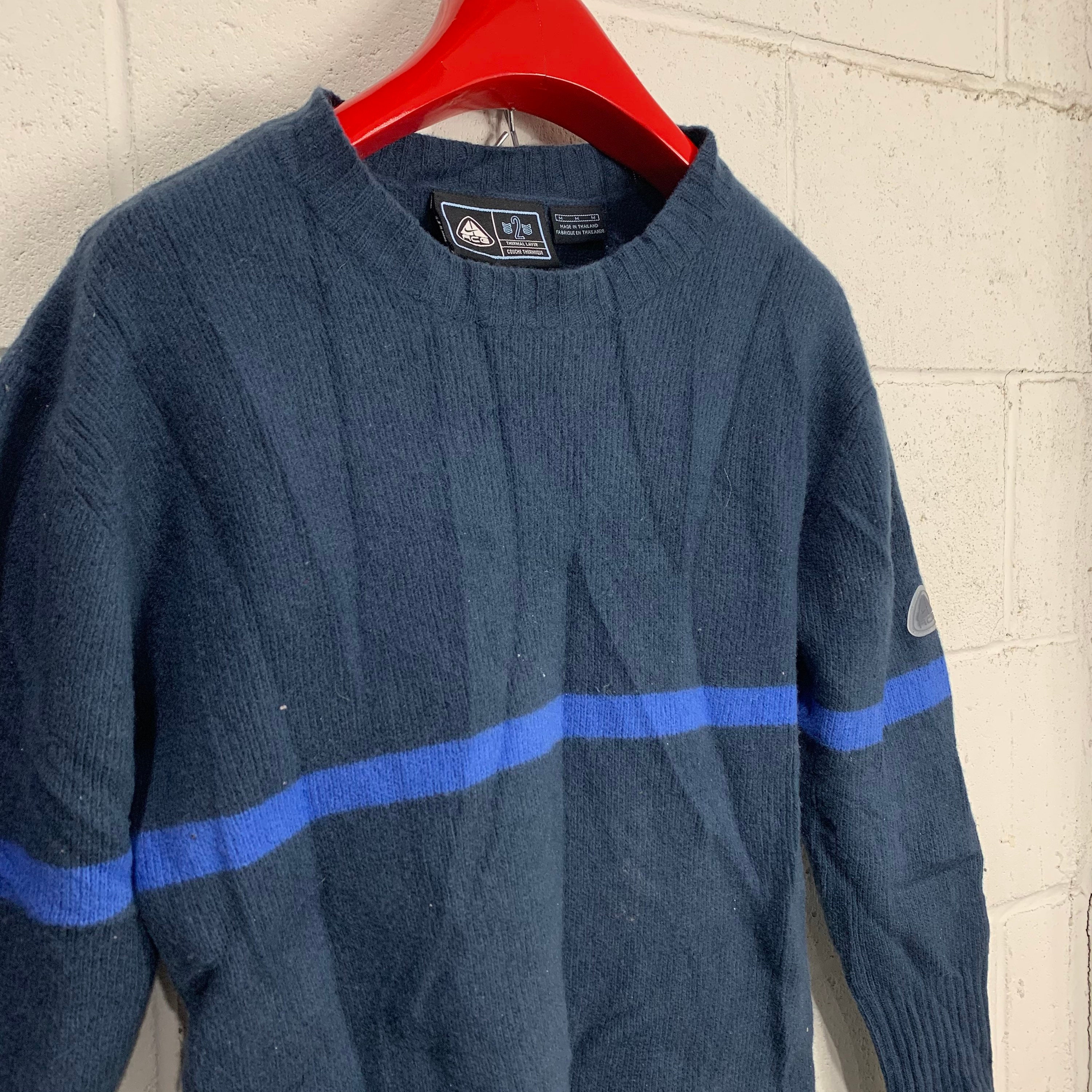 Vintage Nike ACG Pullover Knit Sweater / 90s Nike Essential / | Etsy