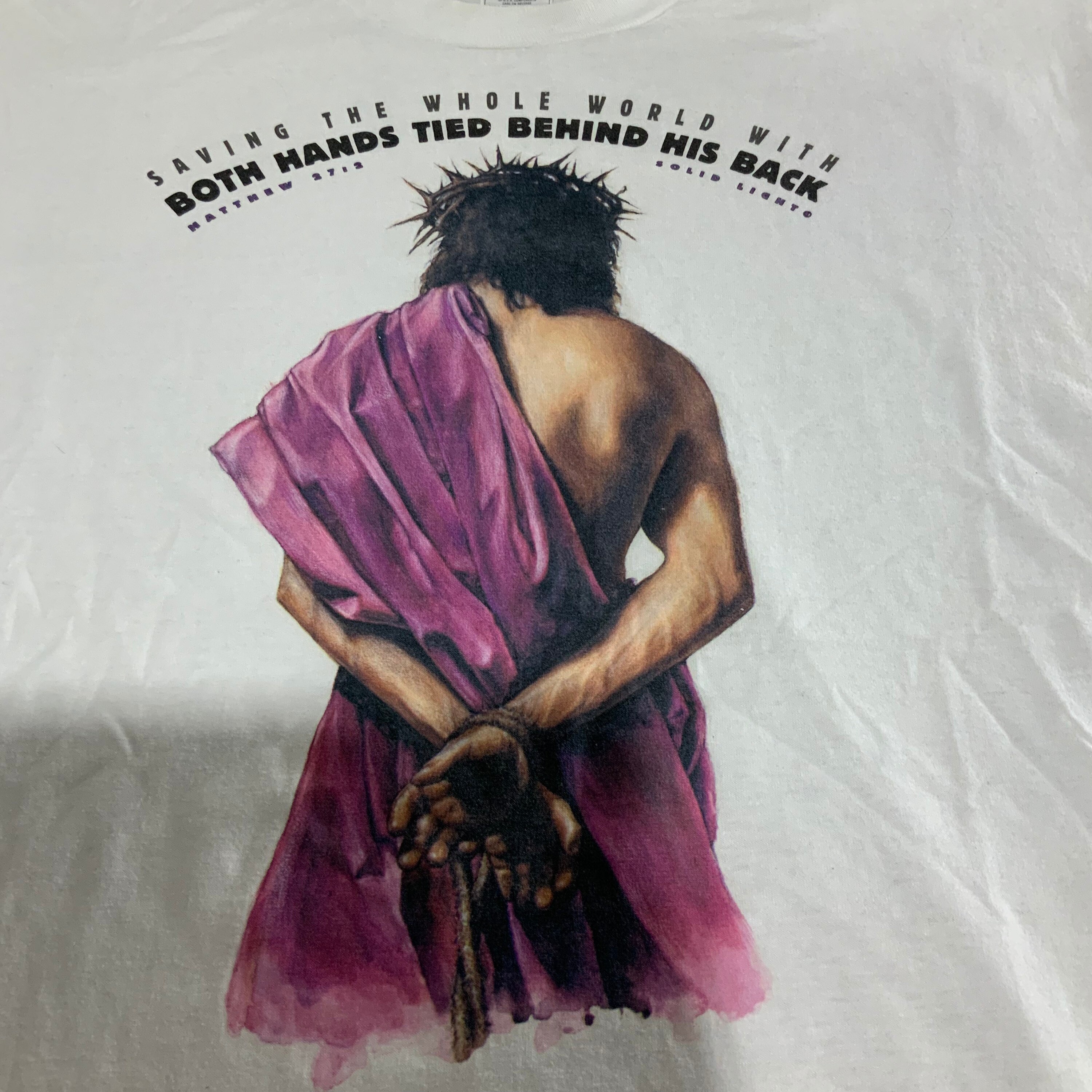 Vintage Jesus Tee / Vintage Jesus Saying Graphic Tee / Mens XL Etsy