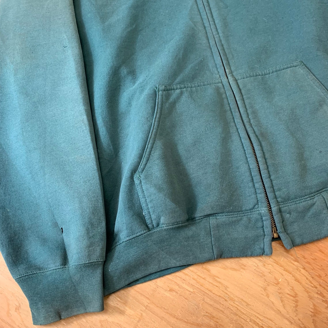 Authentic Carhartt Pine Green Zip Hoodie/ Vintage Forest Green | Etsy