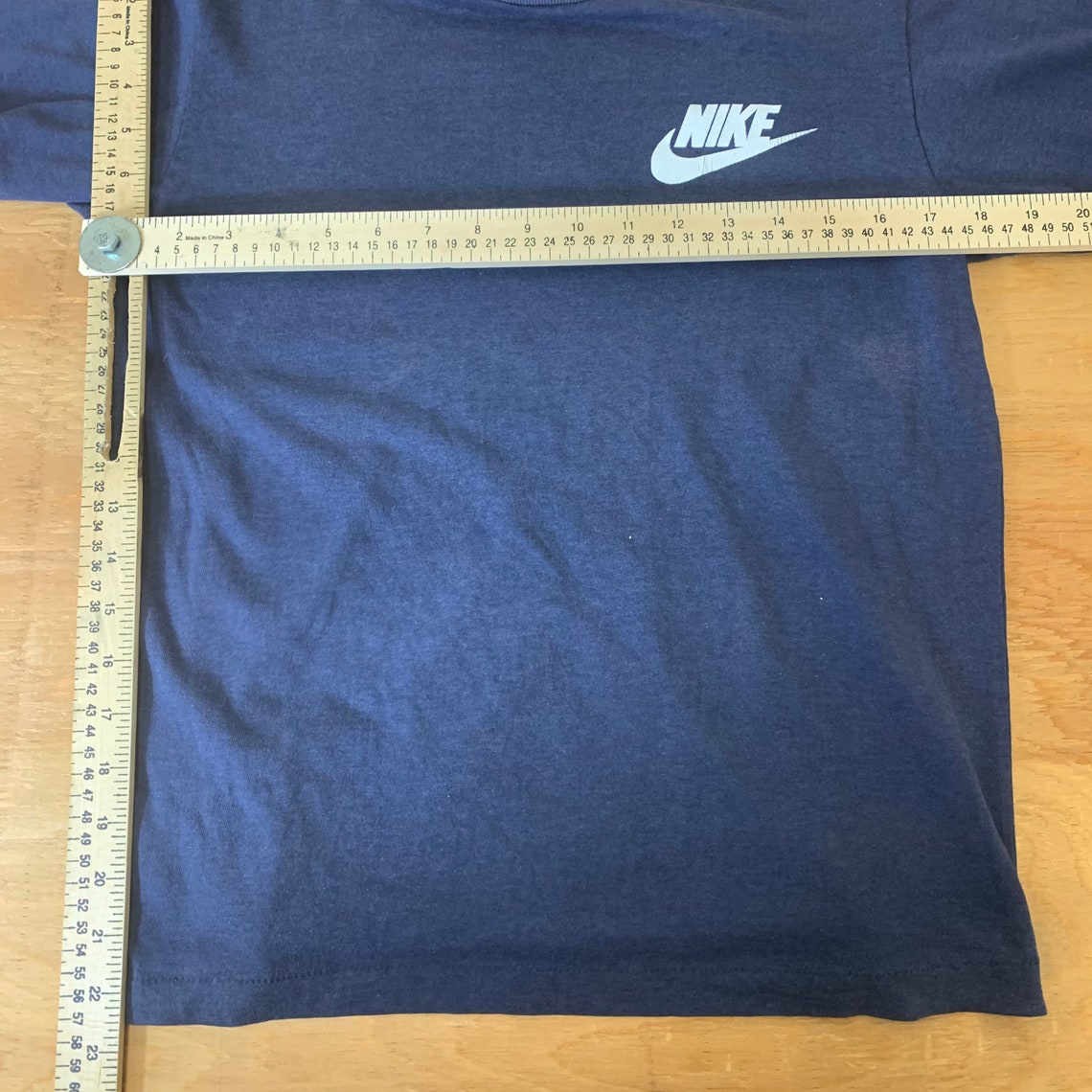 Vintage 80er Nike Mock Neck Langarm T-Shirt / Kick Some | Etsy