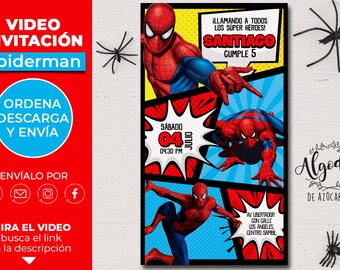 Invitation Spider-man Spiderman Cartoon Super Heroes - Etsy Invitation Spider-man Spiderman Cartoon Super Heroes - Etsy