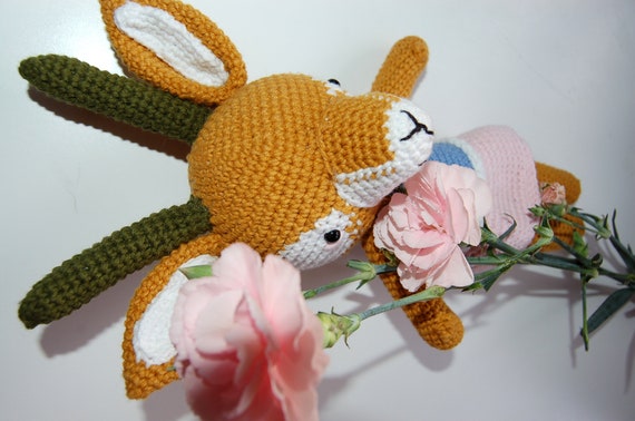 Pica Pau Audrey Gazelle - My Finished Amigurumi Crochet Project