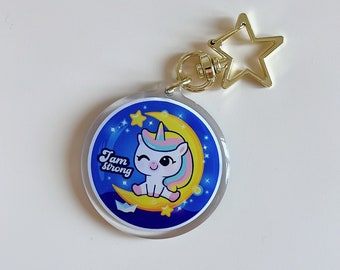 Unicorn Keychain | gift Charms | Glitter Charm | Cute Charm
