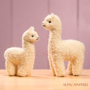 Felted Animals by Hand in Alpaca Fiber. 3.5 IN Needle Felted Alpaca Sculptures. Felted Animals by Hand in Alpaca Fiber made in peru. Felted