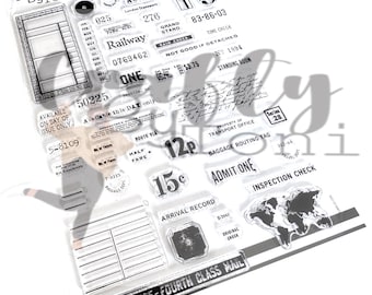 Crafty by Toni Journey Stamp Set A5 CBT0041