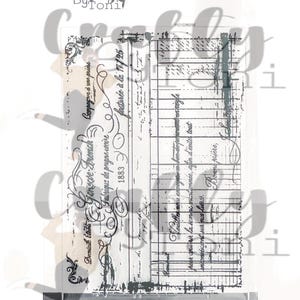 以下が含まれることがあります： 透明な長方形のスタンプで、台帳のデザインです。「Compagnie à une prière」や「facturée à la 17/25」などのフランス語のテキストが含まれています。「Geneve: Droich Fabrique de prugno rooivee 1883」のテキストも含まれています。スタンプはヴィンテージで、使い古された外観です。