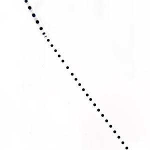 Ruban adhésif Washi à pois noirs de 5 mm de large, rouleau de 10 m
