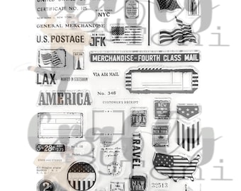Crafty by Toni America A5 Stamp Set CBT0028