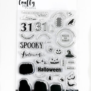 Crafty by Toni ハロウィン A6 スタンプ セット CBT0005