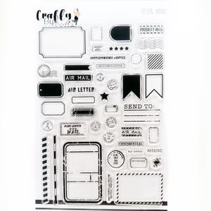 Crafty by Toni エアメールスタンプセット CBT0016