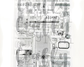 Crafty by Toni Recorded A5 Stamp Set CBT0022