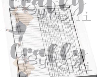 Crafty by Toni French Ledger A6 Stamp Set CBT0051