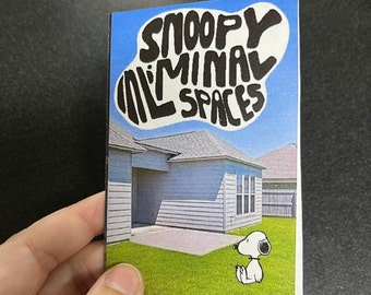 Snoopy in Liminal Spaces Zine