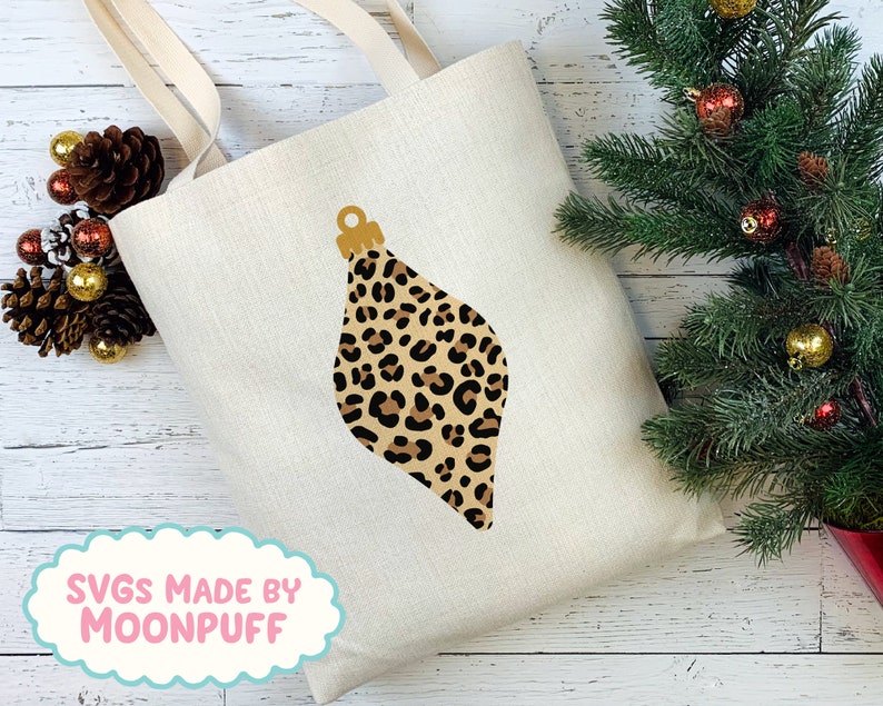 Download Leopard Print Ornament Set SVG Cut File Design Layered ...