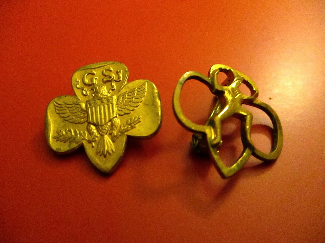 Vintage Girl Scout and Brownie Pins C1970s Etsy