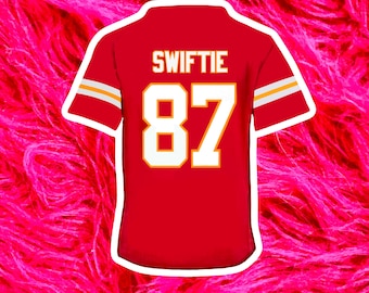 Swiftie Jersey Sticker, Number 87 Jersey for Kansas City football fan, gift for Best Friend, Valentine's Day gift for coworker male GR152