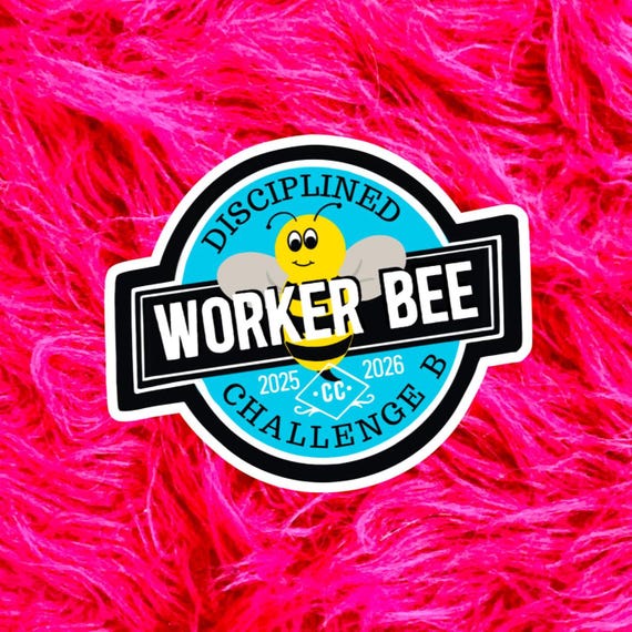 Challenge B Disciplined Worker Bee Classical School Sticker, Gift for Student, homeschool, parent gift for child, Classical Conversations