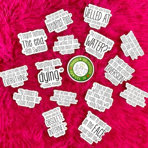 Parks and Rec Collection 16 Stickers, Gift for mom, Leslie Knope quotes, Work gift, Funny Stickers, Ron Swanson, Andy April TV201