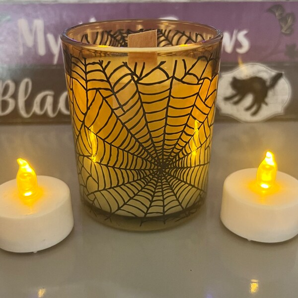 Spider Candle Etsy