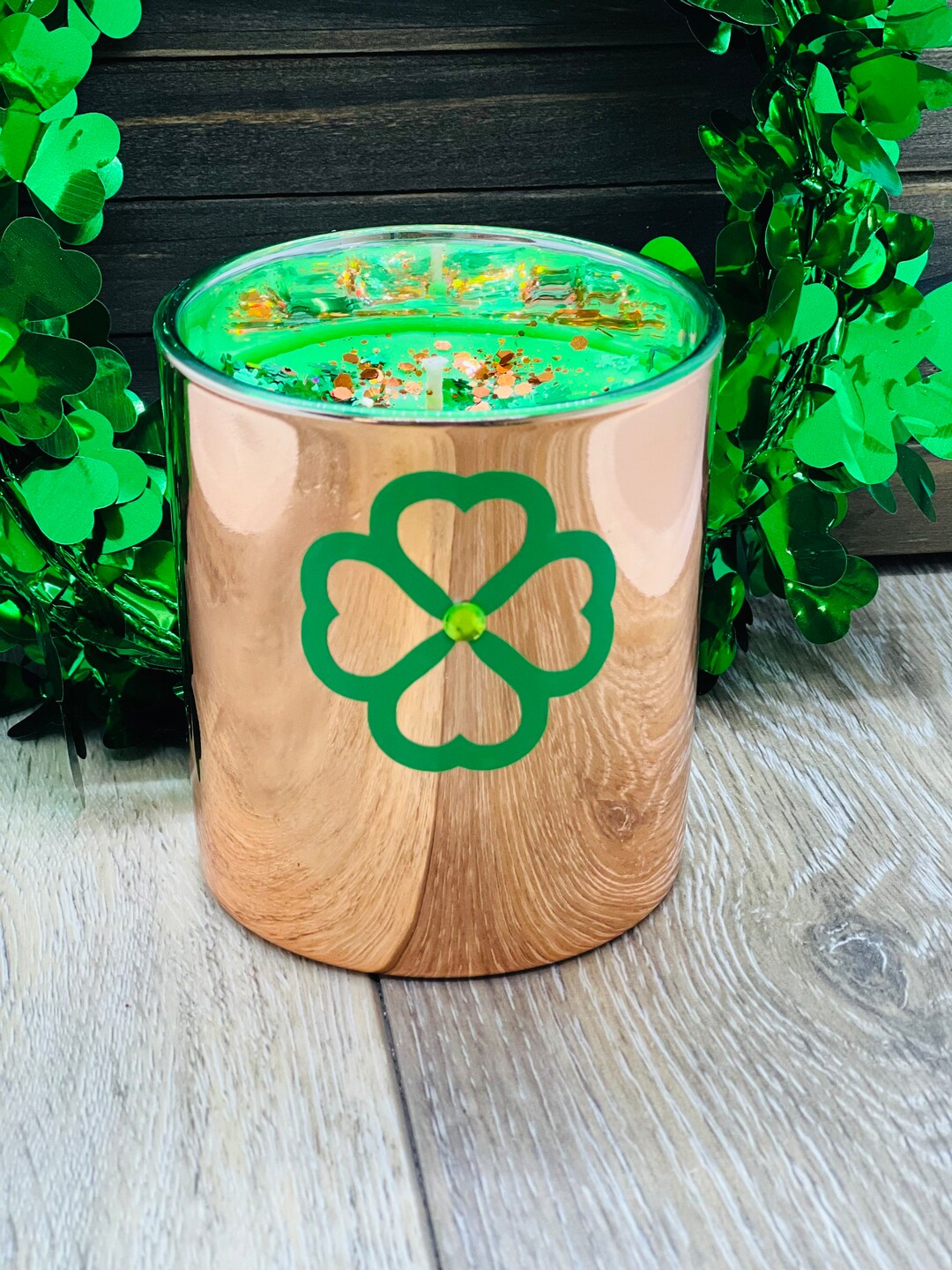 st patricks day candle